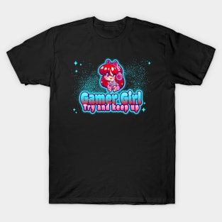 Kawaii Gamer Girl: Leveling Up in Style T-Shirt